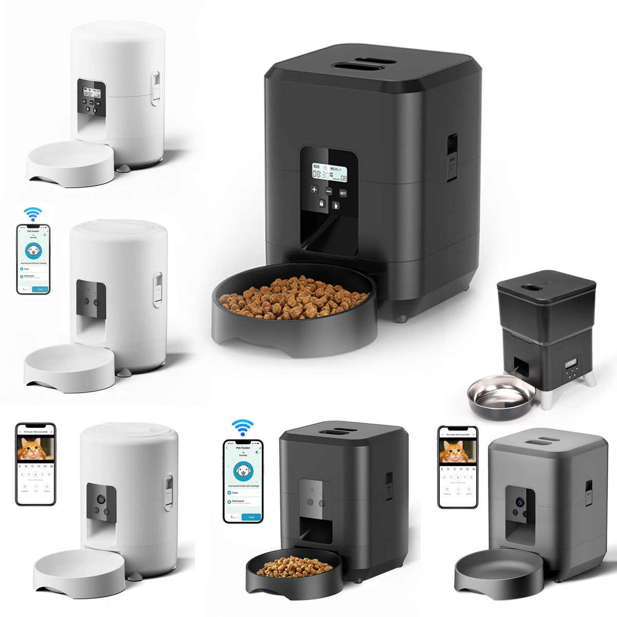 🐾 Comedero Automático WiFi para Perros y Gatos – Programable desde el Móvil