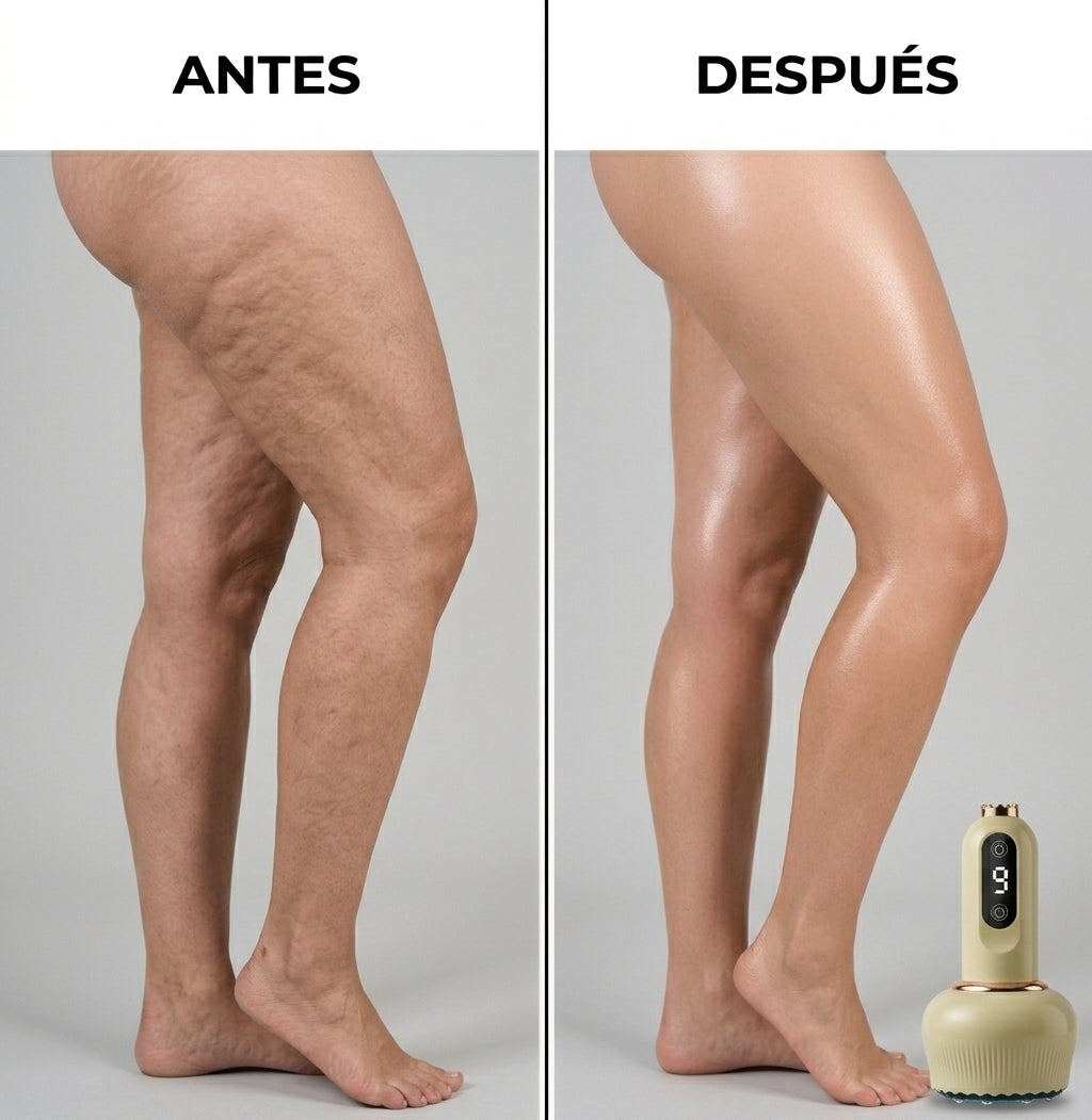 Masajeador Gua Sha Eléctrico Recargable – Calor + Succión + Raspado