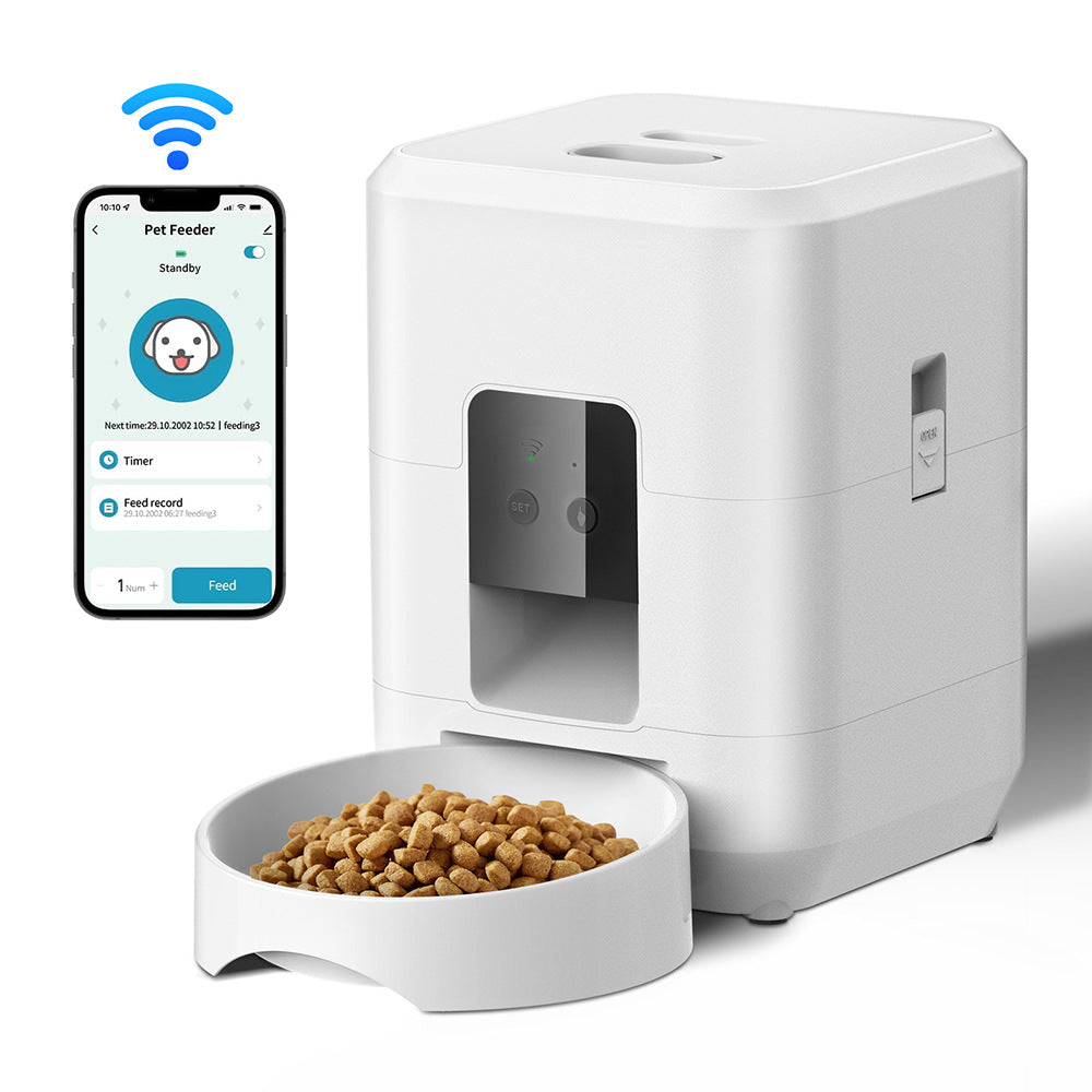 🐾 Comedero Automático WiFi para Perros y Gatos – Programable desde el Móvil